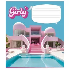 Тетрадь ученическая "Girly" 024-3330L-3 в линию, 24 листов