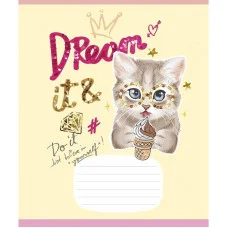 Тетрадь ученическая "I love you" 012-3295K-5 в клетку, 12 листов