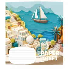 Тетрадь ученическая «Paper craft» 012-3354K-4 в клеточку, 12 листов