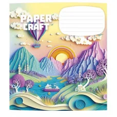 Тетрадь ученическая «Paper craft» 012-3354K-5 в клеточку, 12 листов