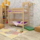 Двоярусне спортивне ліжко (babyson 9) 80x190см