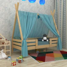 Кроватка домик Вигвам - 2 лак 80 х190