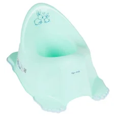 Горшок с антискользящим покрытием Tega LITTLE BUNNY Anti slip potty KR-001-105 mint (мята)