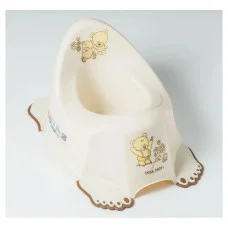 Горшок с антискользящим покрытием Tega TEDDY BEAR Anti slip potty MS-013-119 beige (бежевый)