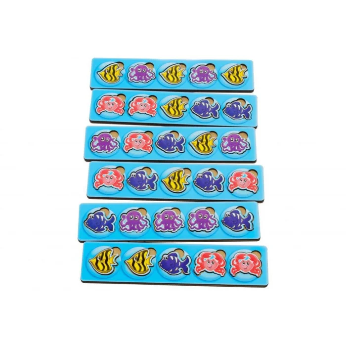 Деревянная настольная игра "Морские жители-1" Ubumblebees (ПСД003) Psd003 сортер-комодик