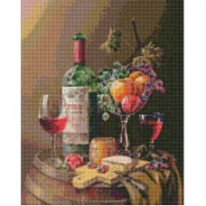 Алмазная мозаика "Романтический ужин" ©MariaGordeevaART Amo7426 40х50 см