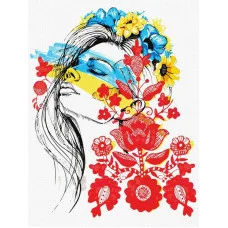 Картина по номерам "Молодость" ©fashionillustration_tania Идейка Kho4988 30х40 см