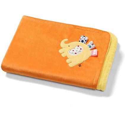 Двухстороннее 3D одеяло BabyOno 75х100 см Оранжево-желтый (1401/06)