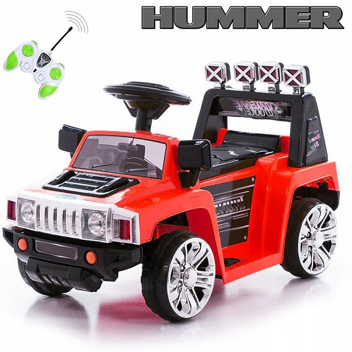 Электромобиль Hummer MINI, красный