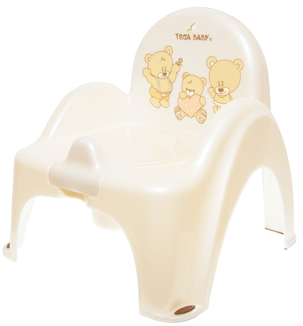 Горшок-стульчик Tega Teddy Bear MS-012 118 white pearl