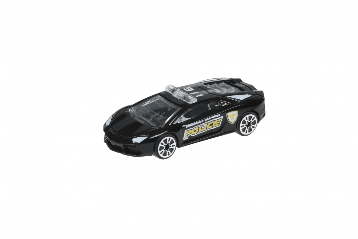 Машинка Same Toy Model Car полиция черная SQ80992-But-3