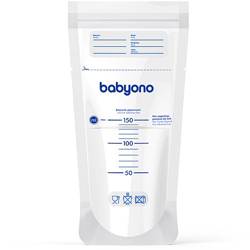 Пакеты для хранения и заморозки молока BabyOno (1039)