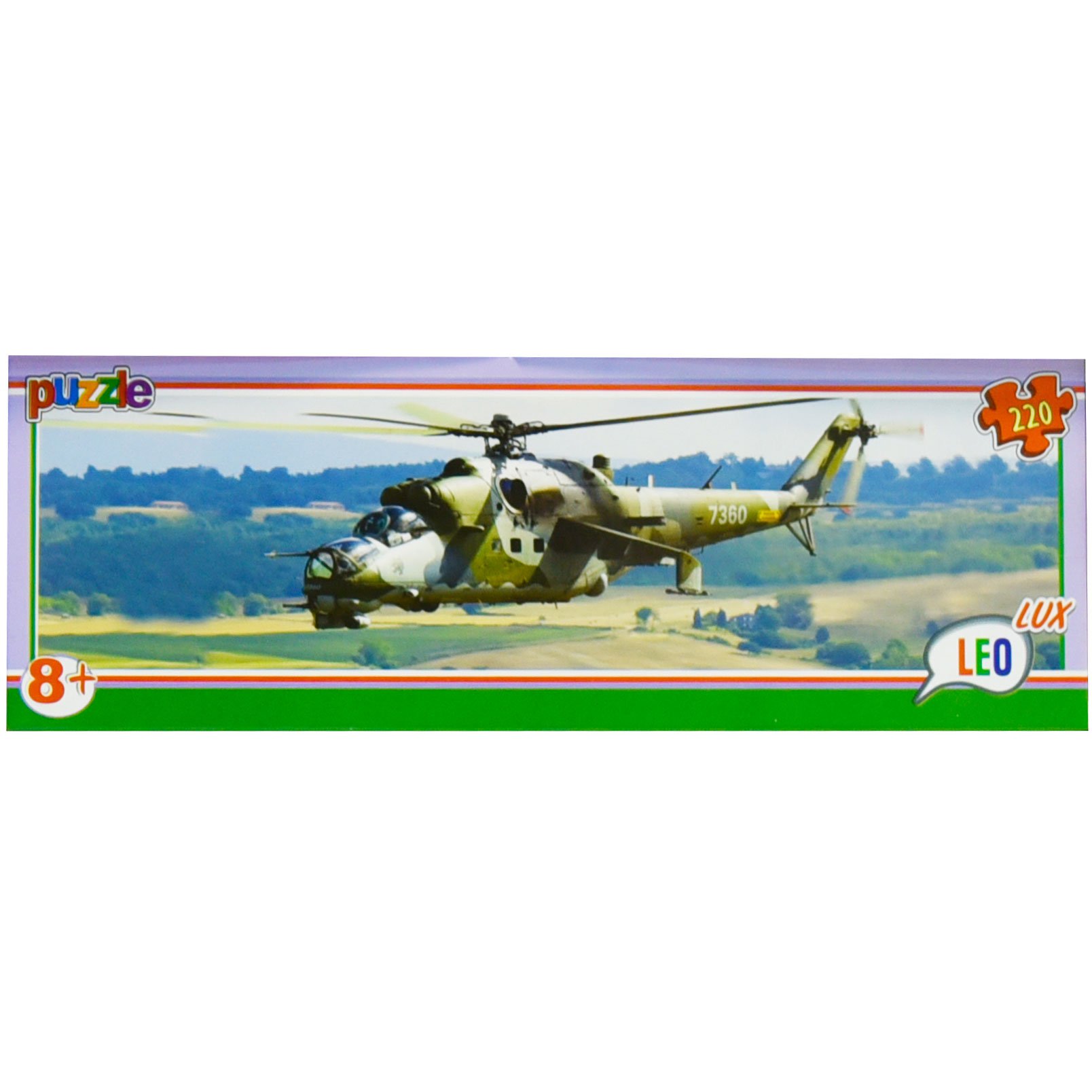Пазлы Leo Lux Транспорт: Вертолет 220 элементов (209-3)
