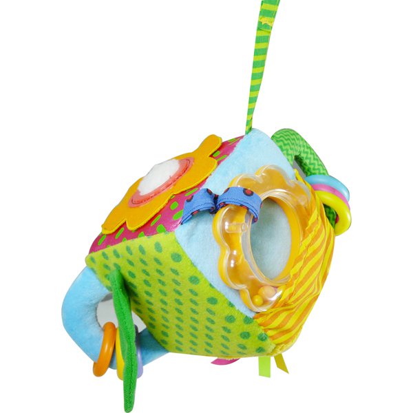 Развивающая игрушка Biba Toys Мягкий куб Счастливый сад (013gd)