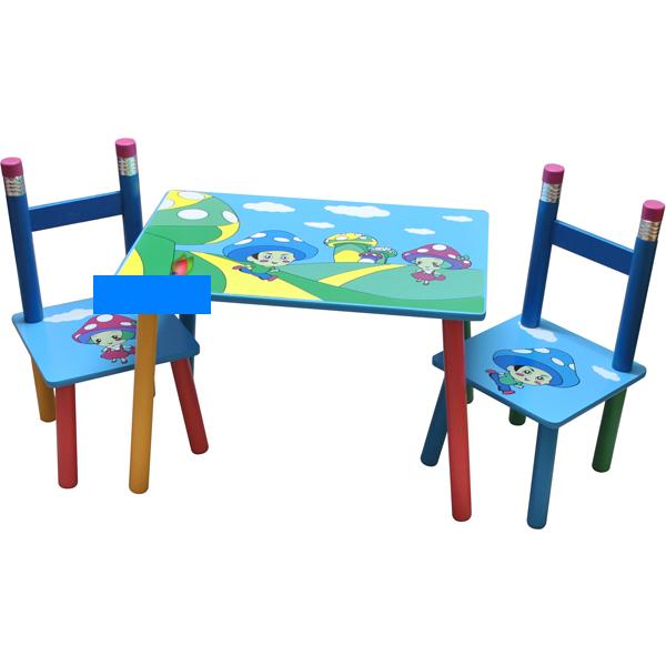 Столик с двумя стульчиками Baby Tilly Грибочки (2880-2/W02-286)