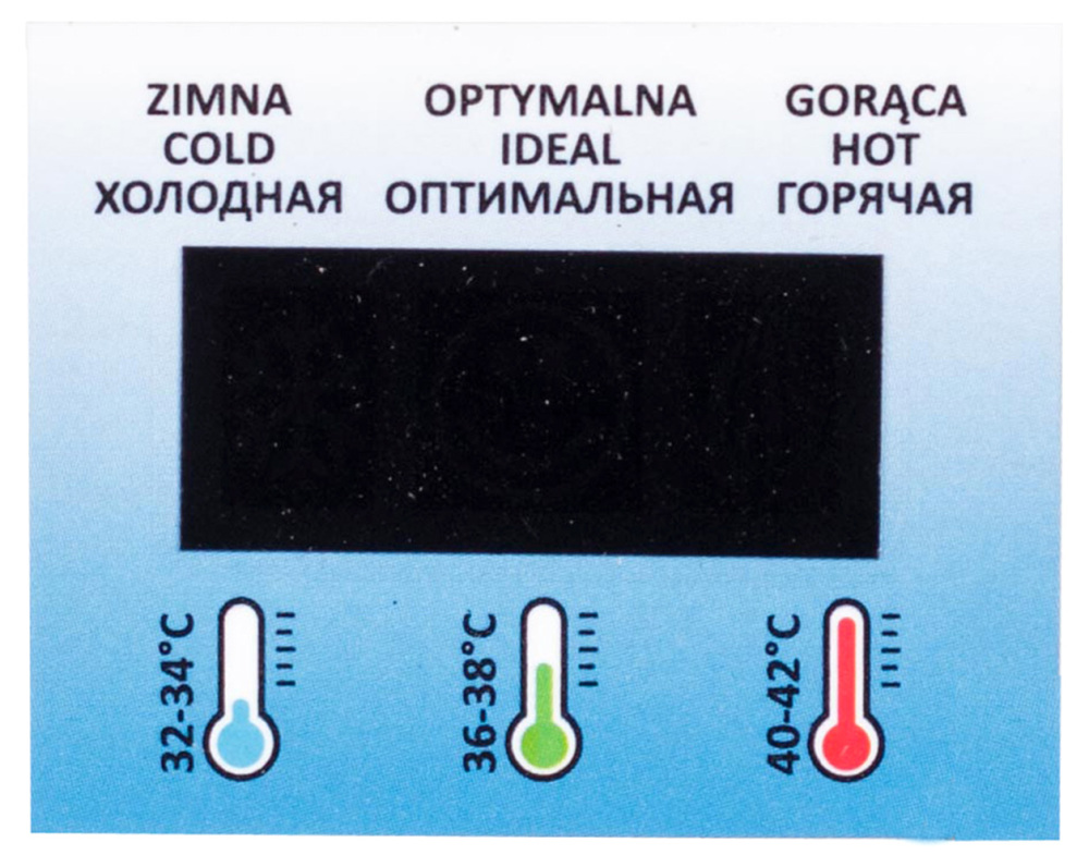 Ванночка Tega Самоклеющийся термометр termo-022