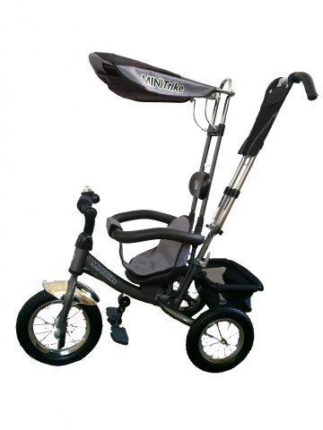 Велосипед 3-х колесный Mini Trike надувные (графит)