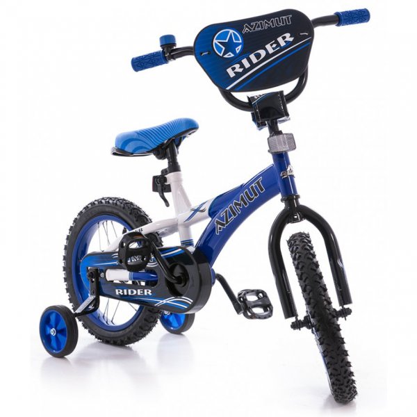 Велосипед Azimut Rider 14&quot; Сине-белый