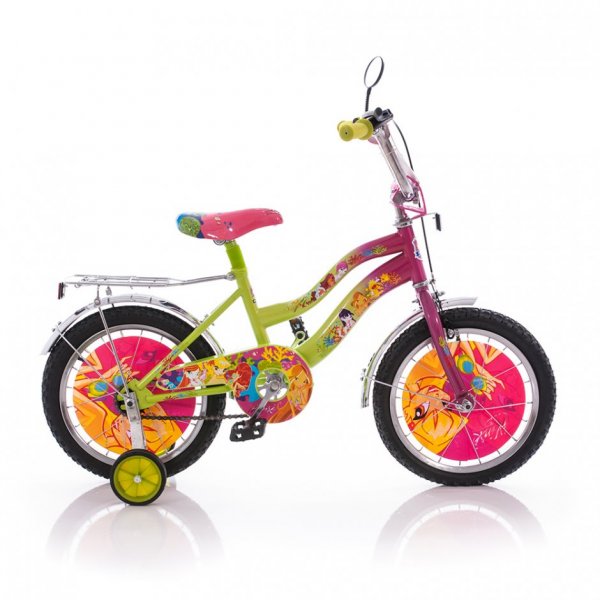 Велосипед Mustang Winx 12&quot; Салатово-розовый