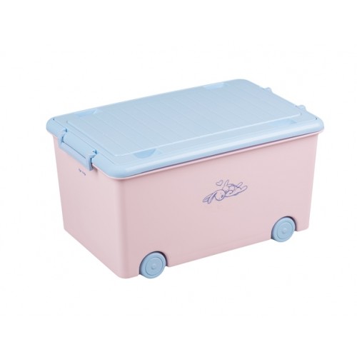 Ящик для игрушек Tega Junior Rabbits TG-179 (pink-blue)