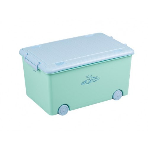 Ящик для игрушек Tega Junior Rabbits TG-179 (turquoise-blue)
