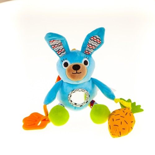 Активная игрушка-подвеска Biba Toys Занимательный кролик со звуком (114GD)