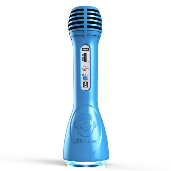 Беспроводной караоке-микрофон 4 в 1 iDance Party Mic PM-6 Blue (PM6BL)