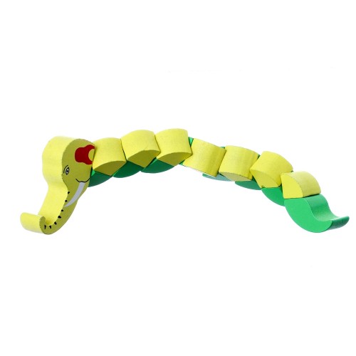 Деревянная головоломка змейка 5408