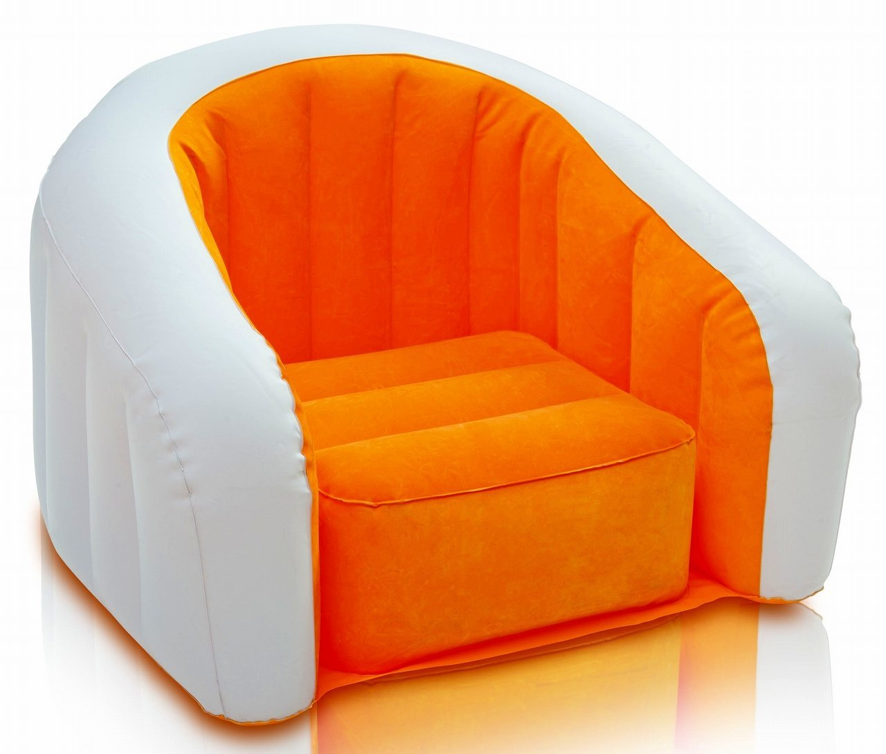 Детское велюровое кресло Intex 68597 Оранжевый