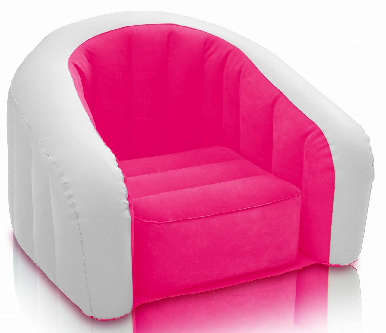 Детское велюровое кресло Intex 68597 Розовый