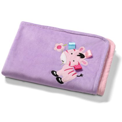 Двухстороннее 3D одеяло BabyOno 75х100 см Фиолетово-розовый (1401/02)