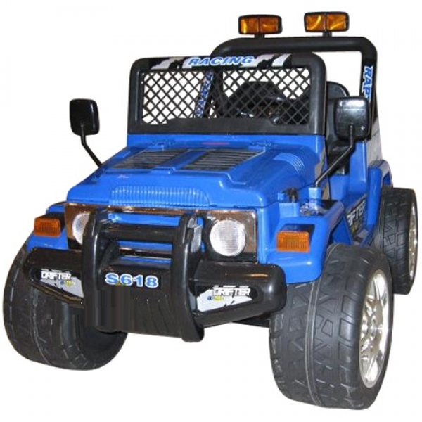 Электромобиль Bambi S618 R-4 (р/у) (2 мотора, 2 аккумулятора) Blue
