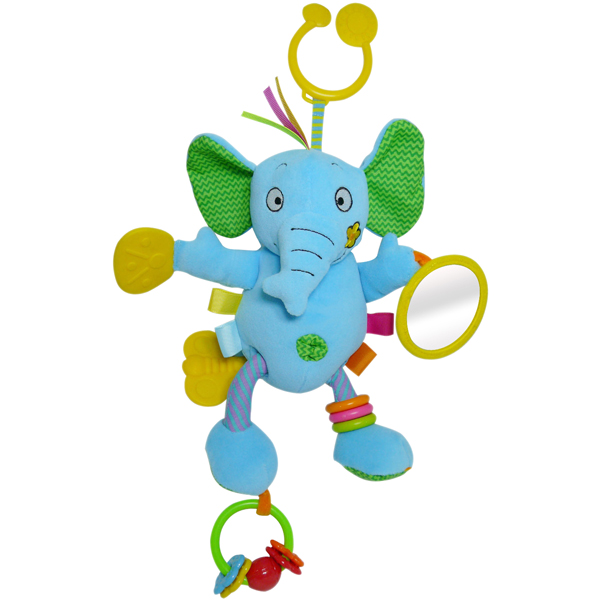 Игрушка-подвеска Biba Toys Активный Слоненок (702JF elephant)