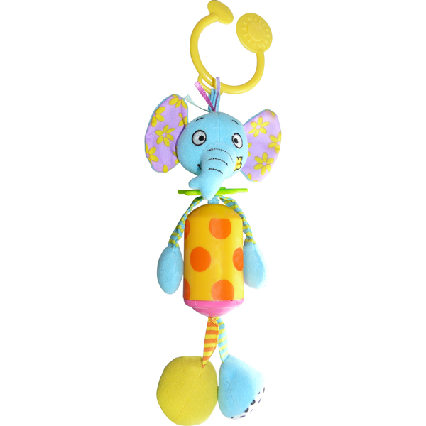 Игрушка-подвеска Biba Toys Слоник-путешественник (022JF elephant)
