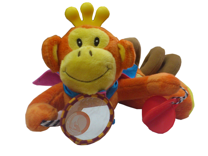 Мультиактивная игрушка Biba Toys Обезьянка-путешественница (061JF)
