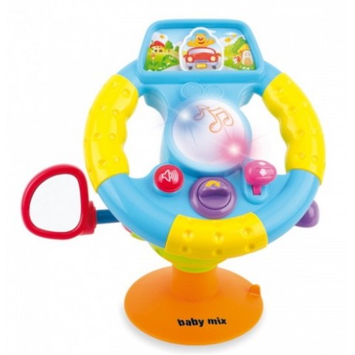 Музыкальная игрушка Руль Alexis-Babymix PL308517