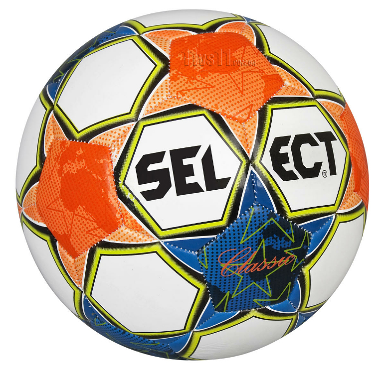 Мяч футбольный SELECT Classic № 5  сине-оранжевый