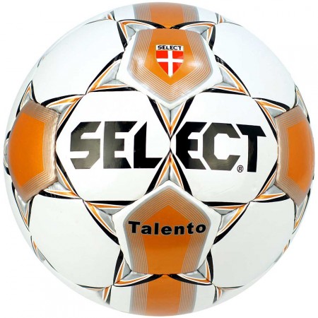 Мяч футбольный SELECT Talento № 5  бело-оранжевый