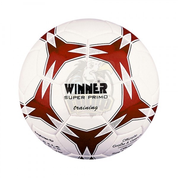 Мяч футбольный WINNER Super Primo № 5  бело-красный