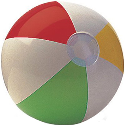 Мяч Intex разноцветный надувной (59010)