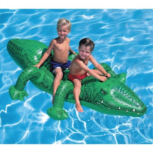 Надувная игрушка крокодил 58562 для плавания