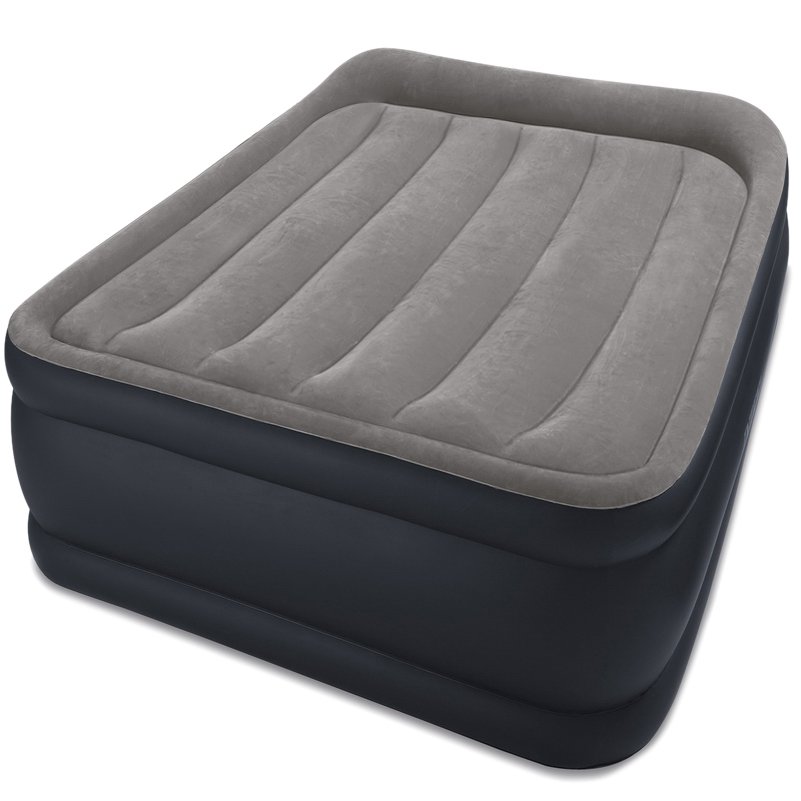 Надувная велюровая кровать Intex Deluxe Pillow Rest Raised Bed (64132)