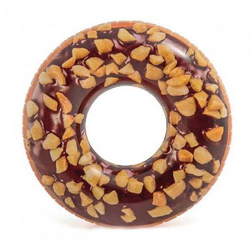 Надувной круг шоколадный пончик INTEX 56262