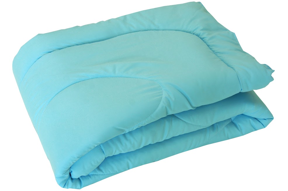 Одеяло силиконовое 140х205 см голубое