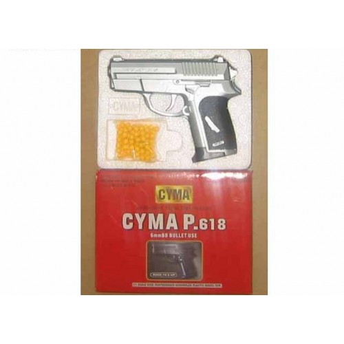 Пистолет CYMA P618 пневматический стреляет пульками