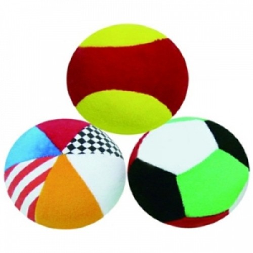 Развивающая игрушка Biba Toys Мягкие спортивные мячики (087BR)