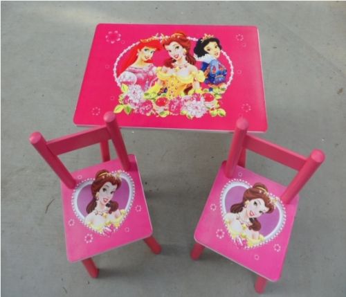 Столик Baby Tilly W02-5316 с двумя стульчиками Принцессы