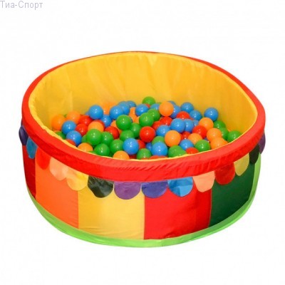 Сухой бассейн для дома с шариками 100*40*5 см
