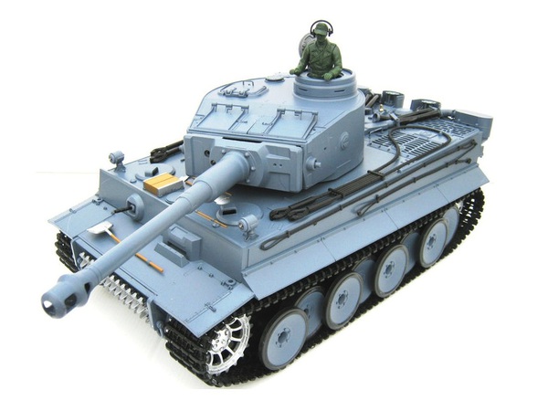 Танк р/у 1:16 Heng Long Tiger I с пневмопушкой и и/к боем (HL3818-1)