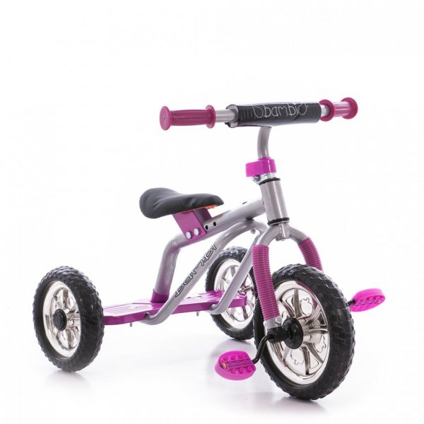 Трехколесный велосипед Profi Trike M 0688-1 Серо-розовый